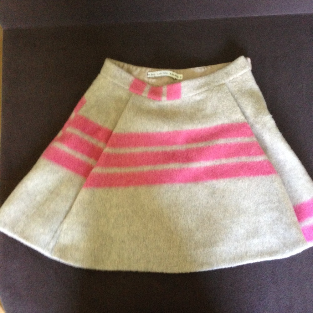 & other stories wool mini skirt